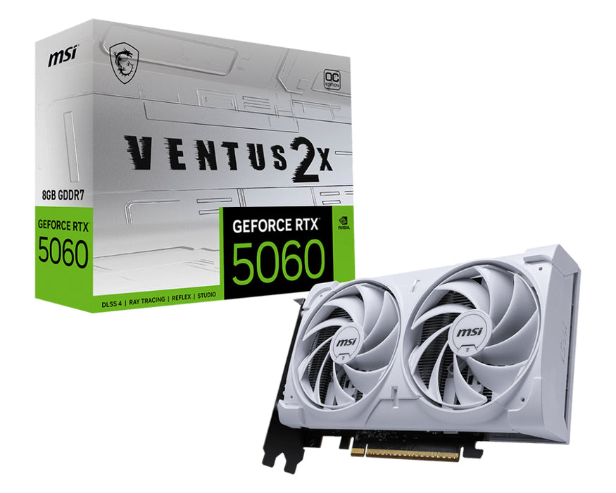MSI GeForce RTX 5060 8G VENTUS 2X OC BRANCO
