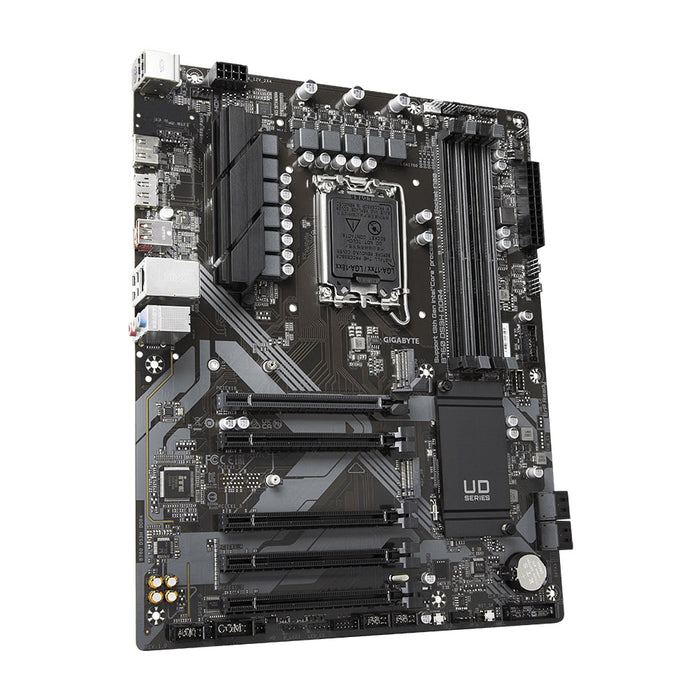 GIGABYTE B760 DS3H DDR4 Motherboard - Supports Intel Core 14th CPUs, 18+2+1 Phases Digital VRM, up to 5333MHz DDR4 (OC), 2xPCIe 4.0 M.2, GbE LAN, USB 3.2 Gen 2
