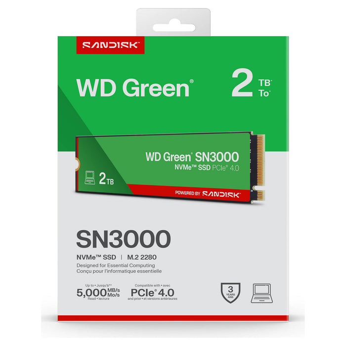 SanDisk Green WD SN3000 NVMe