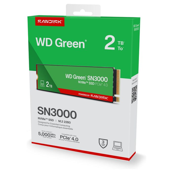 SanDisk Green WD SN3000 NVMe