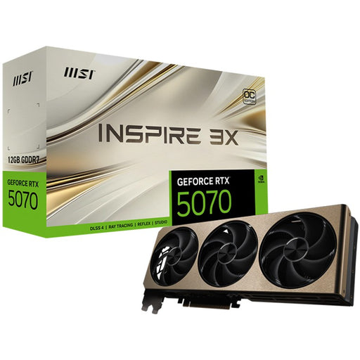 MSI GeForce RTX 5070 12G INSPIRE 3X OC