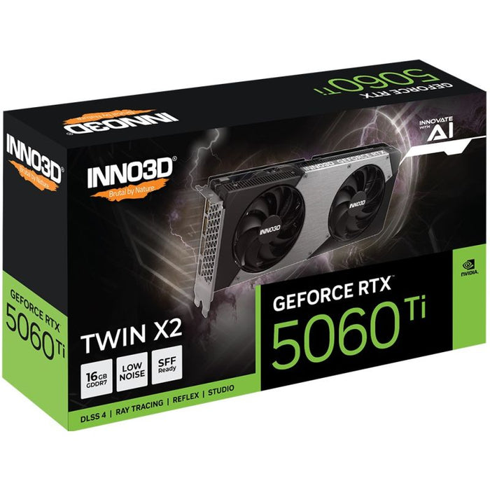 RTX 5060 TI de 16 GB Inno 3DTwin X2 16 GB GDDR7
