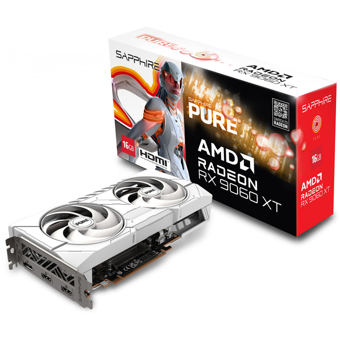 Sapphire PURE AMD Radeon RX 9060 XT GPU