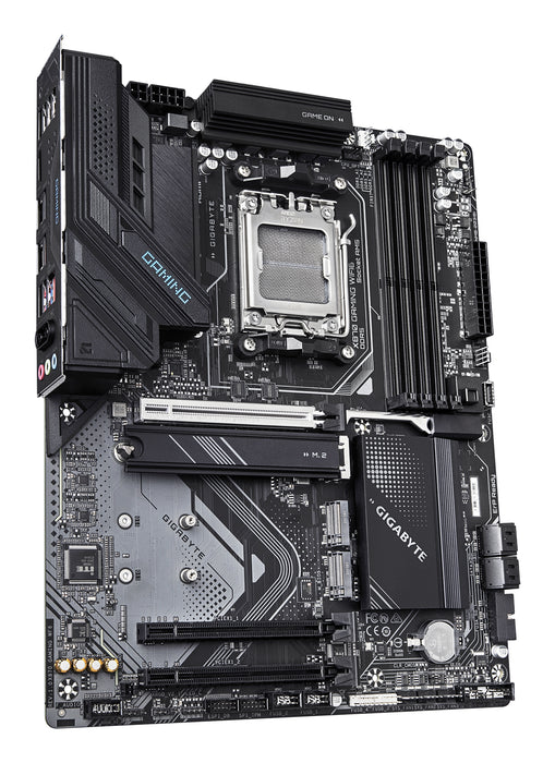 GIGABYTE X870 GAMING WIFI6 Motherboard - Supports AMD Ryzen 9000 CPUs, 8+2+2 phases VRM, up to 8000MHz DDR5 (OC), 1xPCIe 5.0 + 2xPCIe 4.0, Wi-Fi 6, 2.5GbE LAN, USB 4