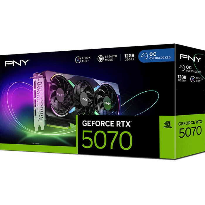 PNY GeForce RTX 5070 EPIC-X RGB OC