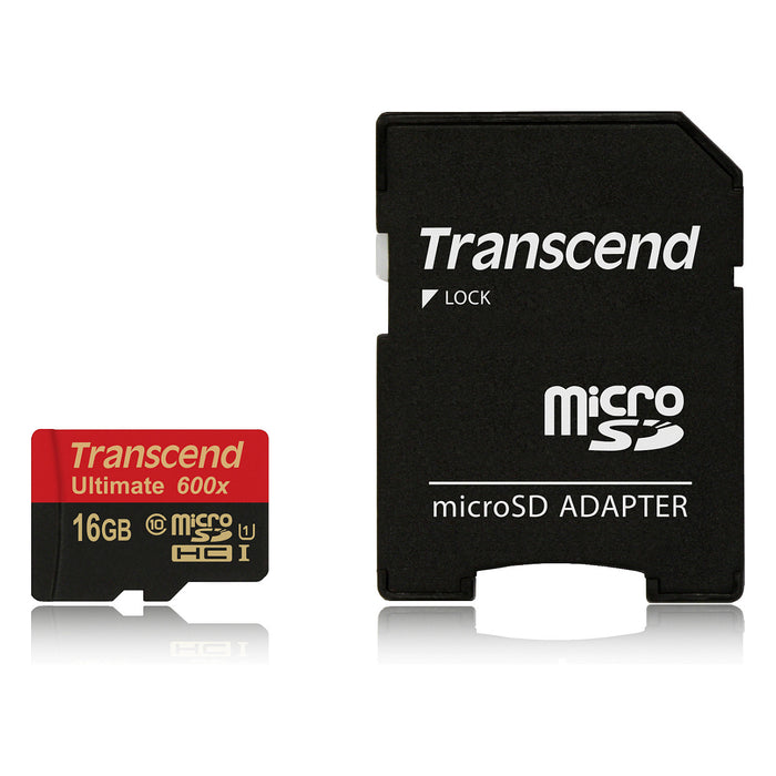 Transcend 16GB microSDHC Class 10 UHS-I (Ultimate)