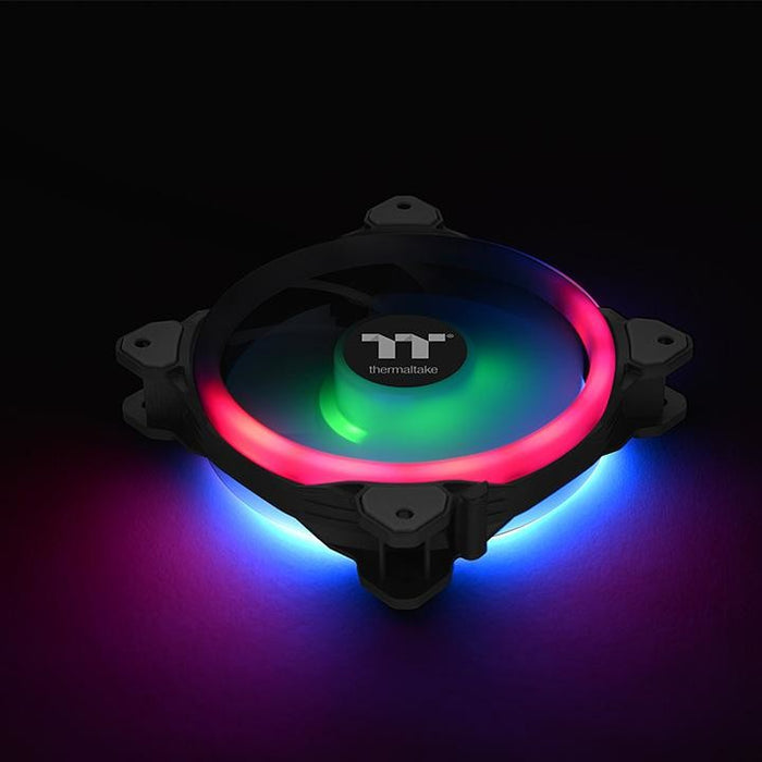 Ventilador de radiador Thermaltake Riing Trio de 12 LED RGB TT Premium Edition