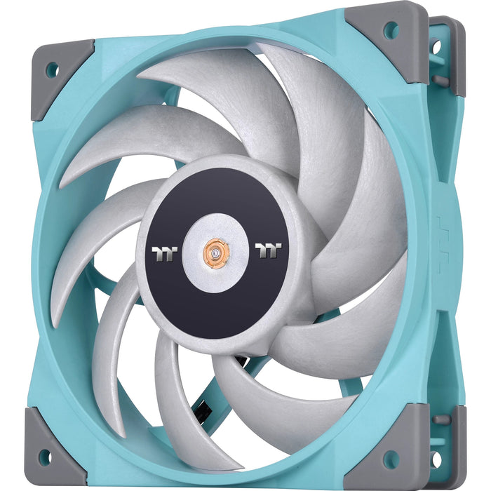 Ventilador de radiador de alta presión estática Thermaltake Toughfan 12 turquesa