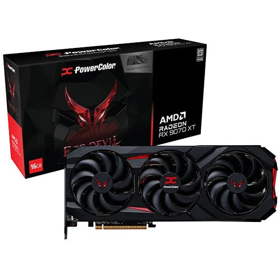 PowerColor Red Devil Radeon RX 9070 XT Backplate Special Edition
