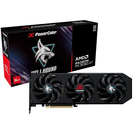 PowerColor Hellhound AMD Radeon RX 9060 XT 16GB GDDR6
