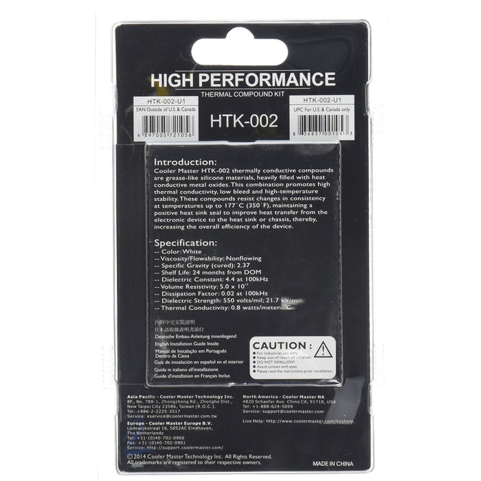 Cooler Master HTK-002 heat sink compound