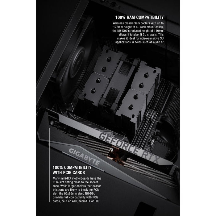 Noctua NH-D9L CHROMAX.BLACK computer cooling system