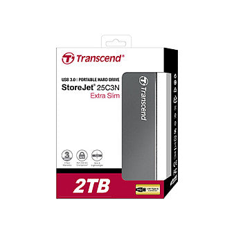 Transcend StoreJet 25C3 external hard drive
