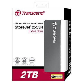 Transcend StoreJet 25C3 external hard drive