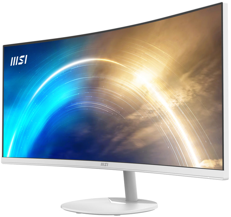 MSI Pro MP341CQ computer monitor 86.4 cm (34") 3440 x 1440 pixels UltraWide Quad HD White
