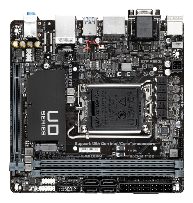 GIGABYTE H610I DDR4 motherboard