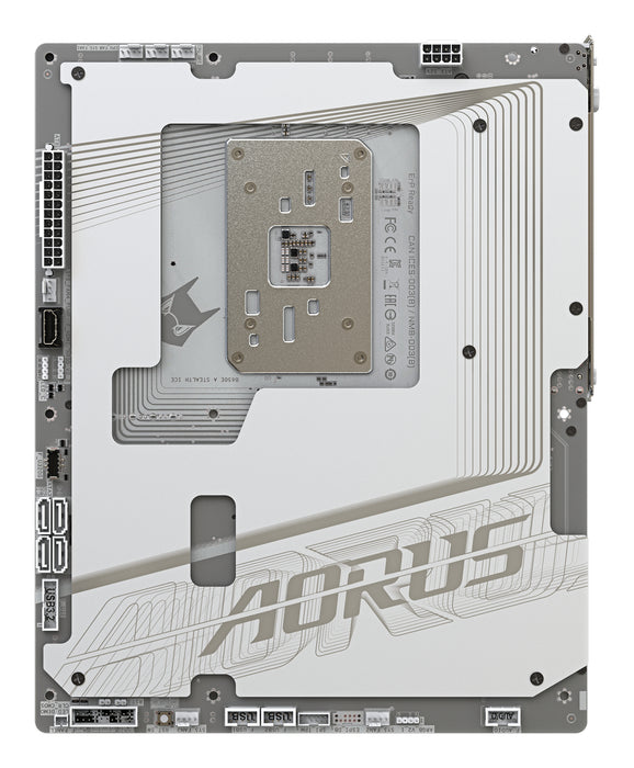 GIGABYTE B650E AORUS STEALTH ICE Motherboard - AMD Ryzen 9000 Series CPUs, 12+2+2 Phases VRM, up to 8000MHz DDR5 (OC), 1xPCIe 5.0 + 2xPCIe 4.0 M.2, 2.5GbE LAN, WIFI 7, USB 3.2 Gen 2x2