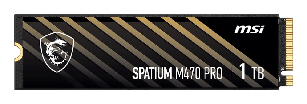 MSI Spatium M470 PRO PCIe 4.0 NVMe M.2 1TB PCI Express 4.0 3D NAND