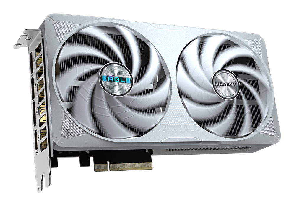 GIGABYTE GeForce RTX 5060 Ti EAGLE OC ICE 8G Graphics Card - 8GB GDDR7, 128bit, PCI-E 5.0, 2617MHz Core Clock, 3 x DisplayPort, 1 x HDMI, GV-N506TEAGLEOC ICE-8GD