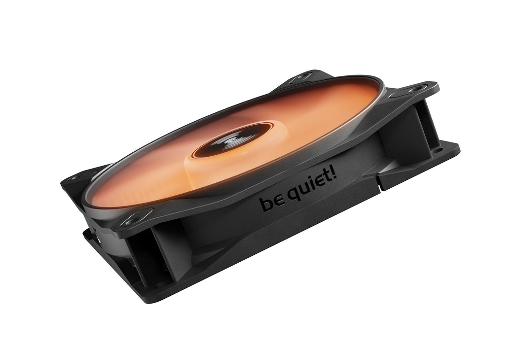 ¡Silencio! Alas de luz LX 120 mm PWM, paquete de 3, color negro