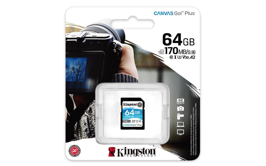 Kingston Technology Canvas Go! Plus