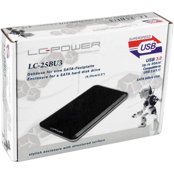 LC-Power LC-25BU3 storage drive enclosure