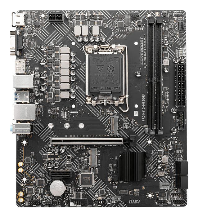 MSI PRO H610M-G DDR4 motherboard