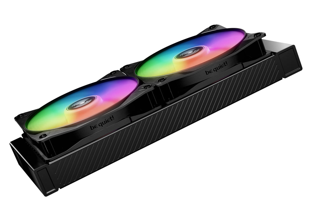 ¡Silencio! Alas de luz LX de 140 mm PWM de alta velocidad, paquete de 3, color negro