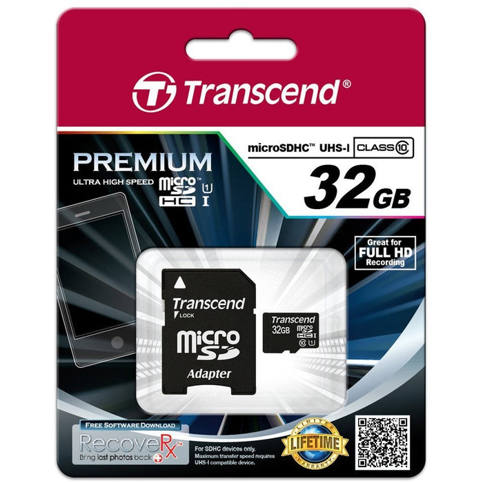 Transcend 32GB microSDHC Class 10 UHS-I