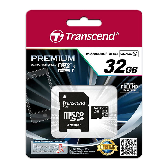 Transcend 32GB microSDHC Class 10 UHS-I
