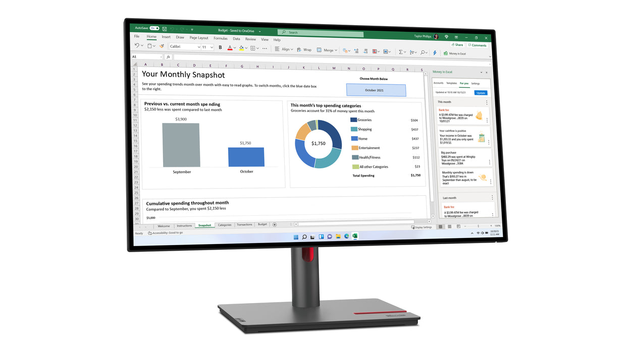 Lenovo ThinkVision P27h-30 LED display