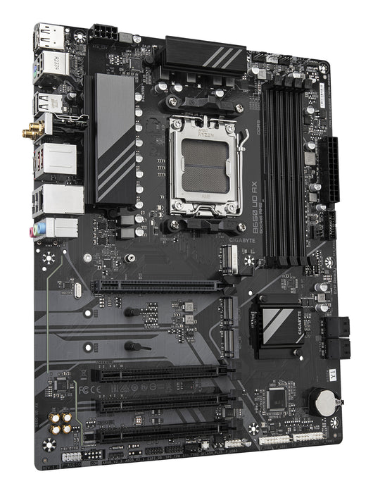 GIGABYTE B650 UD AX Motherboard - AMD Ryzen 9000 Series CPUs, 6+2+2 Phases VRM, up to 7600MHz DDR5 (OC), 1xPCIe 5.0 + 2xPCIe 4.0 M.2, GbE LAN, WIFI 6, USB 3.2 Gen 2