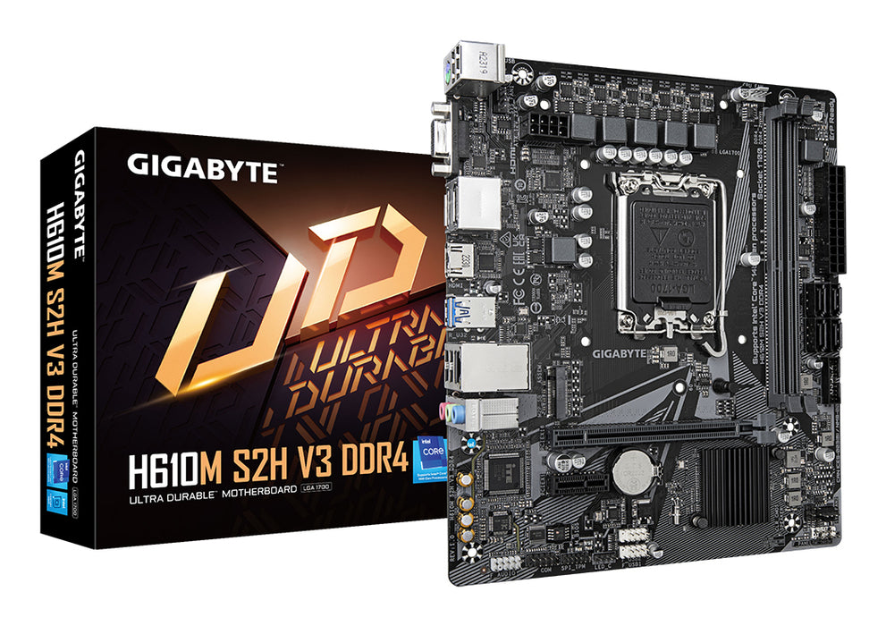 GIGABYTE H610M S2H V3 DDR4 motherboard