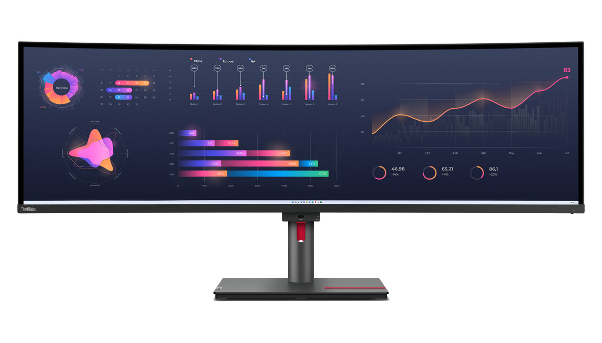 Lenovo ThinkVision P49w-30 computer monitor