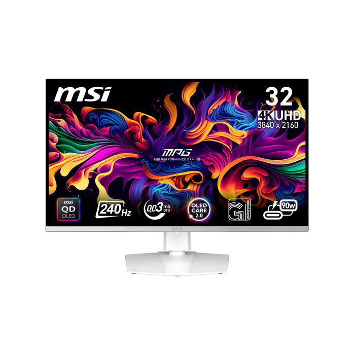 MSI MPG 321URXWDE QD-OLED computer monitor