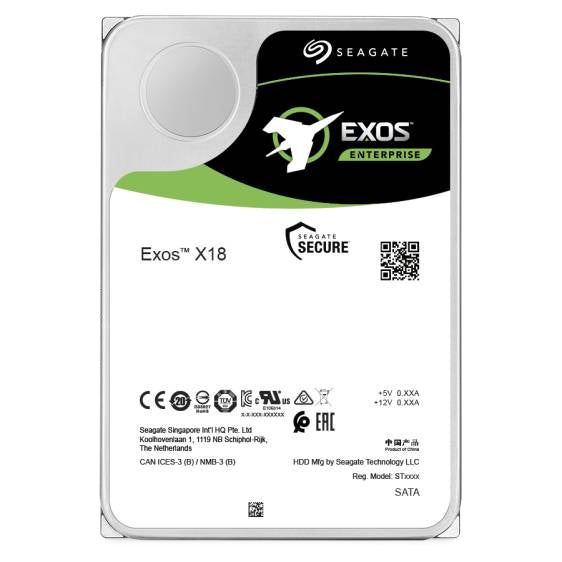 Seagate Exos X18 internal hard drive