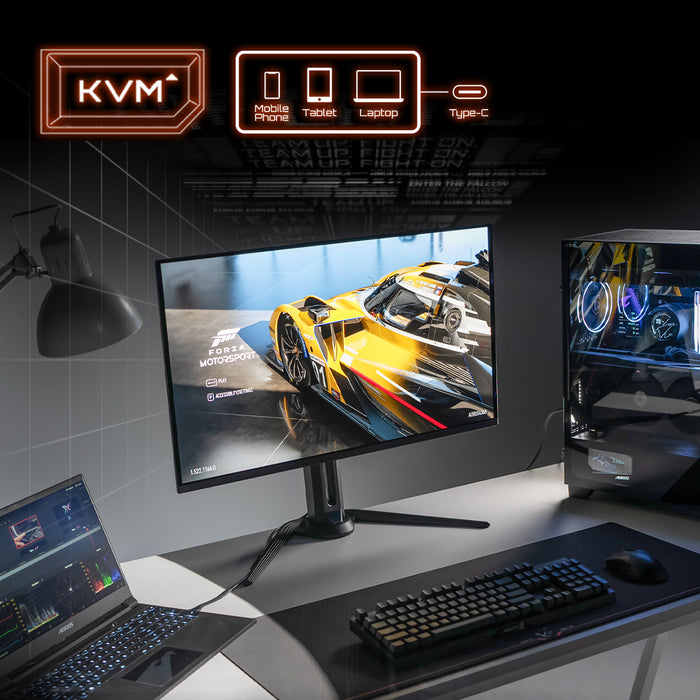 GIGABYTE AORUS FO32U 31.5” UHD Gaming Monitor - 3840 x 2160 (UHD), 165Hz, 0.03ms, 250 cd/m2, FreeSync Premium Pro, DisplayHDR True Black 400, HDMI 2.1, Displayport 1.4