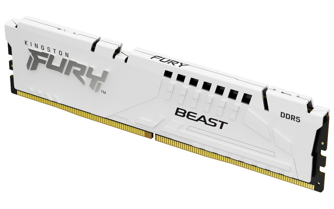 Kingston Technology FURY Beast 16GB 5200MT/s DDR5 CL40 DIMM White XMP