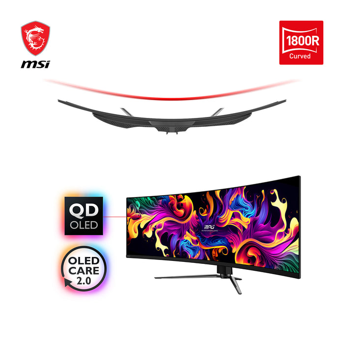 MSI MPG 491CQPDE QD-OLED computer monitor