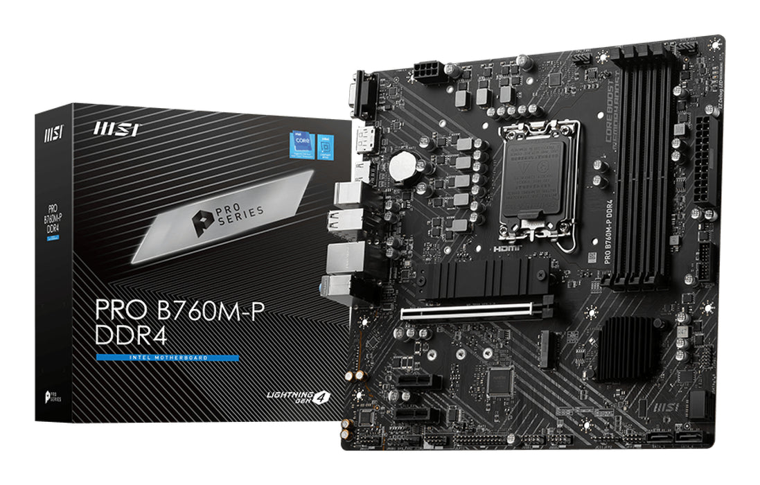 MSI PRO B760M-P DDR4 motherboard