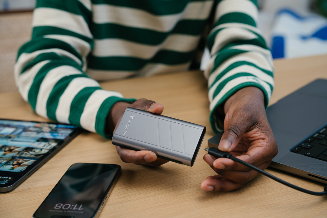 Verbatim TurboMetal SSD USB4 1TB USB Type-C USB4 Gen 2x2 Silver