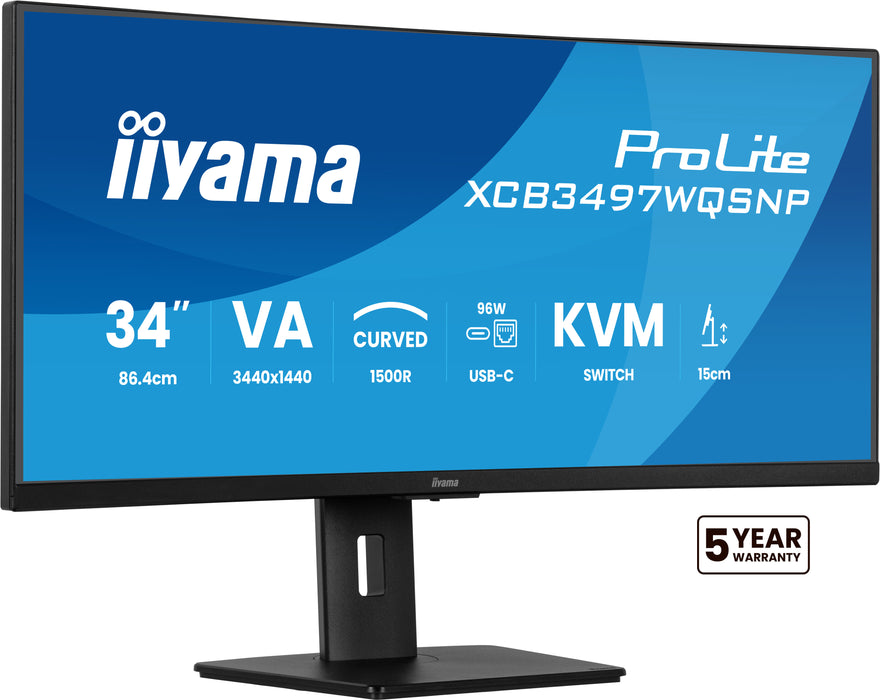 iiyama ProLite XCB3497WQSNP-B1 computer monitor