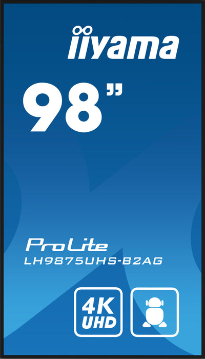 iiyama LH9875UHS-B2AG Signage Display