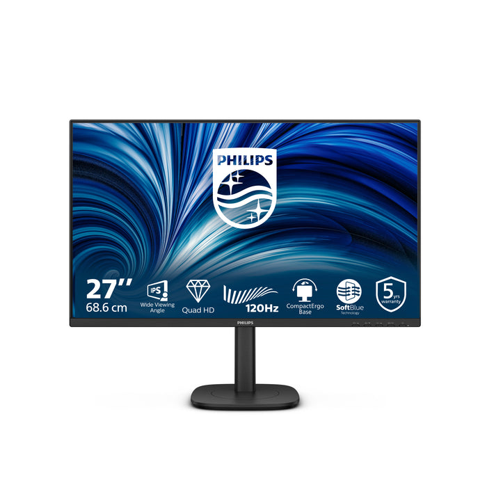 Philips 27B2N3500J/00 computer monitor 68.6 cm (27") 2560 x 1440 pixels 2K LCD Black
