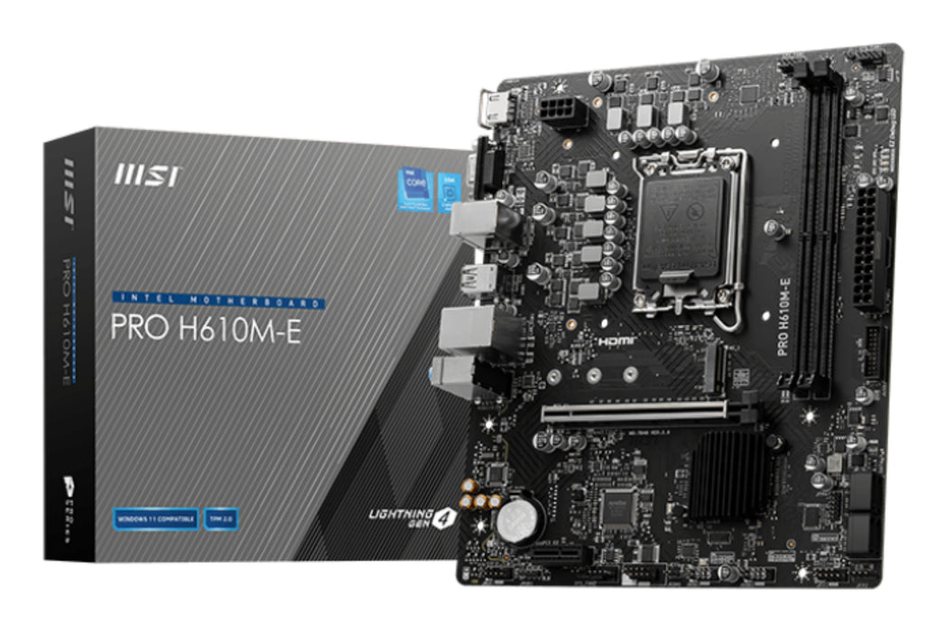 MSI PRO H610M-E motherboard
