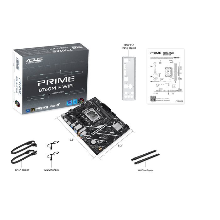 ASUS PRIME B760M-F WIFI Intel B760 LGA 1700 micro ATX