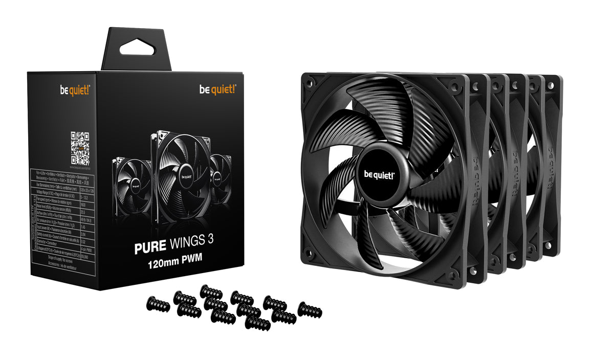 be quiet! Pure Wings 3 120 mm PWM Triple Pack