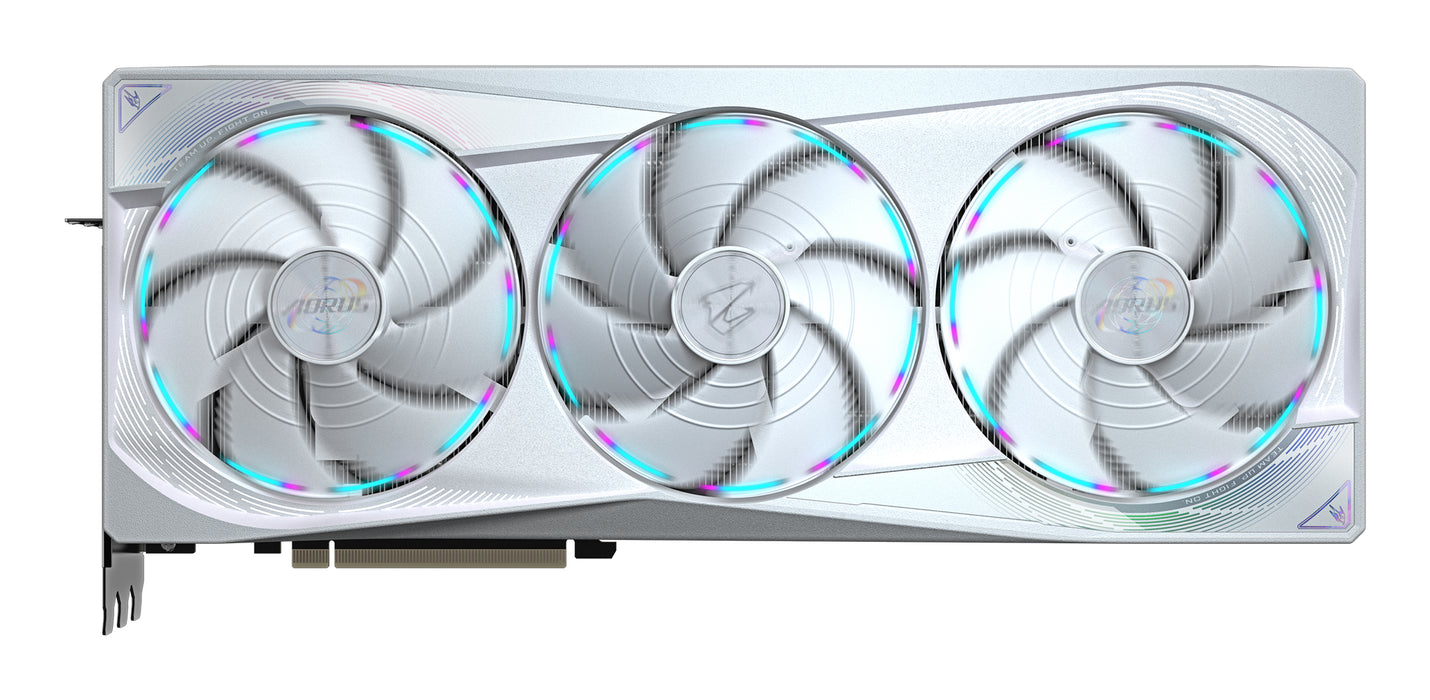 GIGABYTE AORUS GeForce RTX 5080 MASTER ICE 16G Graphics Card - 16GB GDDR7, 256bit, PCI-E 5.0, 2805MHz Core Clock, 3 x DP 2.1a, 1 x HDMI 2.1b, NVIDIA DLSS 4, GV-N5080AORUSM ICE-16GD