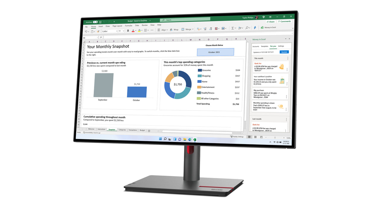 Lenovo ThinkVision P27h-30 LED display