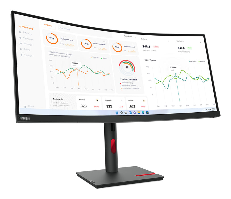 Lenovo ThinkVision T34w-30 LED display